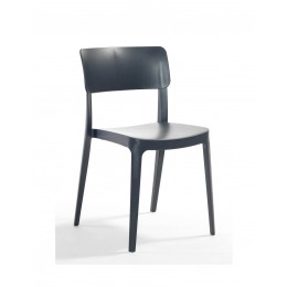 Pano Καρέκλα 46x51x82cm Polypropylene Ανθρακί 704-90262