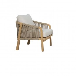Rimini new LOUNGE πολυθρόνα ΚΑΘΙΣΤΙΚΟΥ Ξύλο Ακακίας Light Teak 68x79.5x68.5cm 