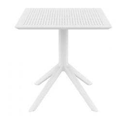 Sky τραπέζι WHITE PP 80x80x74cm 20.0244