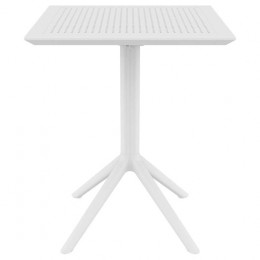 Sky τραπέζι πτυσ/νο λευκό PP 60x60x74cm 20.0280