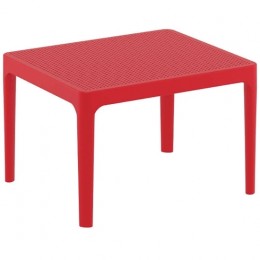 Sky τραπέζι κόκκινο PP 50x60x40cm 20.0256