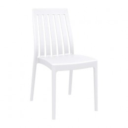 Soho λευκή καρέκλα PP 45x55x89cm 20.0002