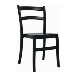 Tiffany μαύρη καρέκλα PP 45x51x85cm 20.0074