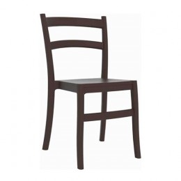 Tiffany καφέ καρέκλα PP 45x51x85cm 20.0060