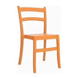 Tiffany πορτοκαλί καρέκλα PP 45x51x85cm 20.0061