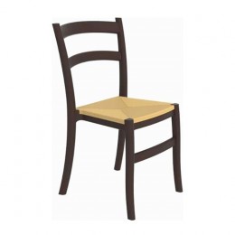 Tiffany S καφέ καρέκλα PP 45x51x85cm 20.0054