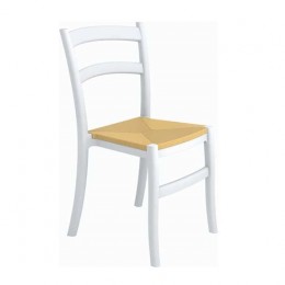 Tiffany S λευκή καρέκλα PP 45x51x85cm 20.0050