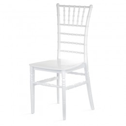 TILIA TIFFANY στοιβαζόμενη καρέκλα 38x42x93cm PP ΛΕΥΚΟ 0189-000-2034