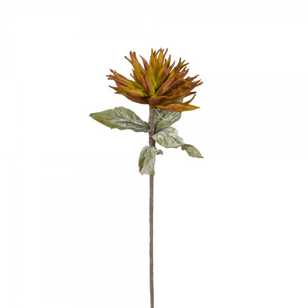 TERACCOTA 2 ARTIFICIAL FLOWER OLIVE GREEN/BROWN H8