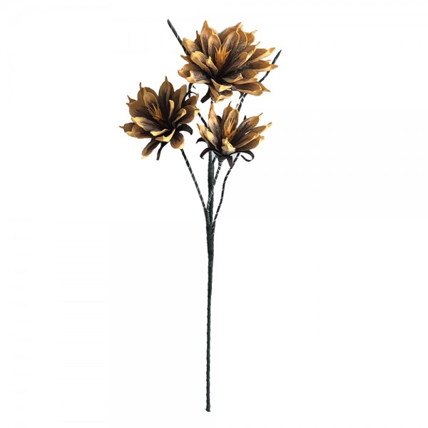 TORTH ARTIFICIAL FLOWER YELLOW/BROWN H105cm