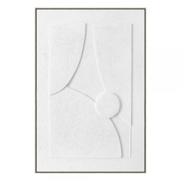 ALWAYS THE JOURNEY 1 PAINTING CANVAS WHITE WOOD FR