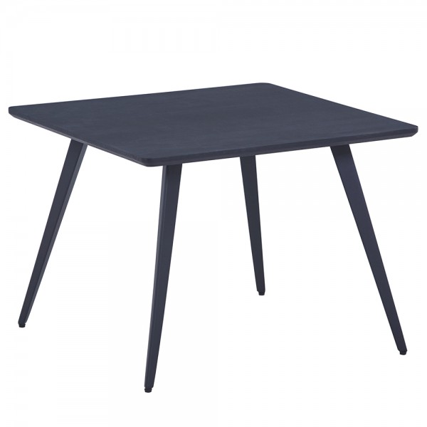 TWINS SIDE TABLE CHIPBOARD WITH MELAMINE CARTA BLACK 60x60xH45cm E1 PRC