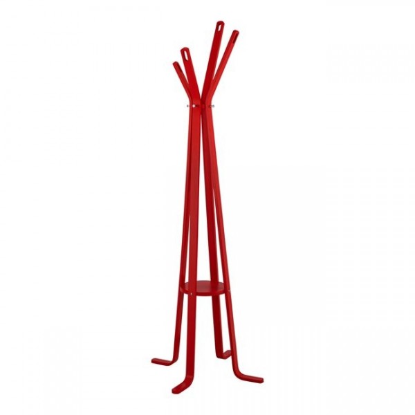 Funky Coat Stand Wooden Red HM0120.07