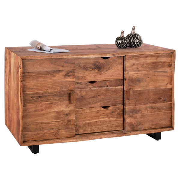 Buffet HM8184.11 Nicole from solid acacia wood natural 160x45x92