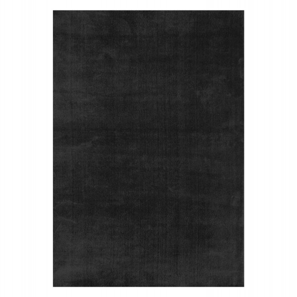 HM7672.05 80Χ150cm, black carpet with fringes
