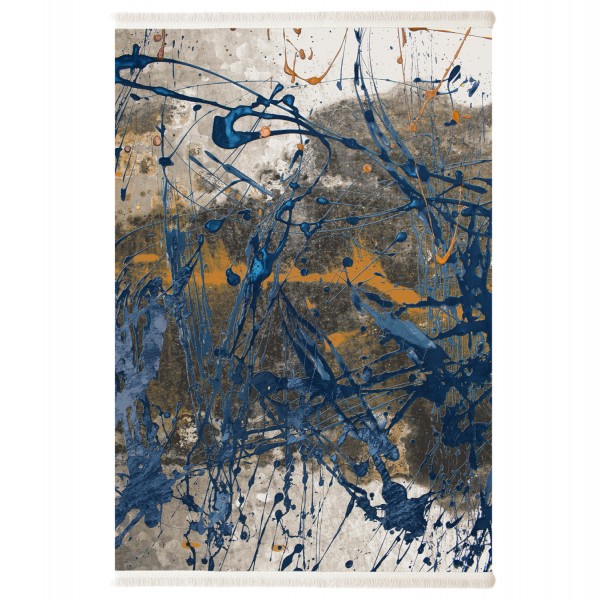 JOSIANE, HM7675.13 160X230cm, abstract multicolored rug,fringes