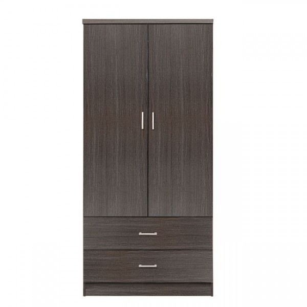 Wardrobe 2 Door with 2 drawers HM338.01 Zebrano 80x42x181
