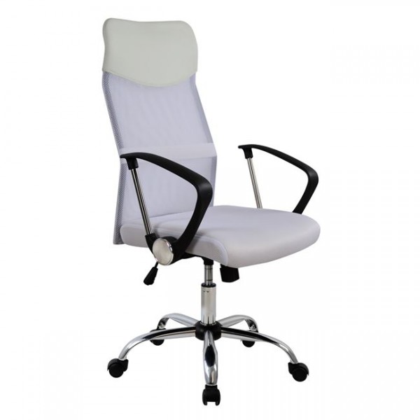 Office chair HM1000.04 White Mesh chromed leg 61x58x118