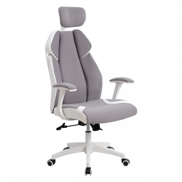 Manager's Office chair HM1086.10 Grey/White Color 65x73x130 cm