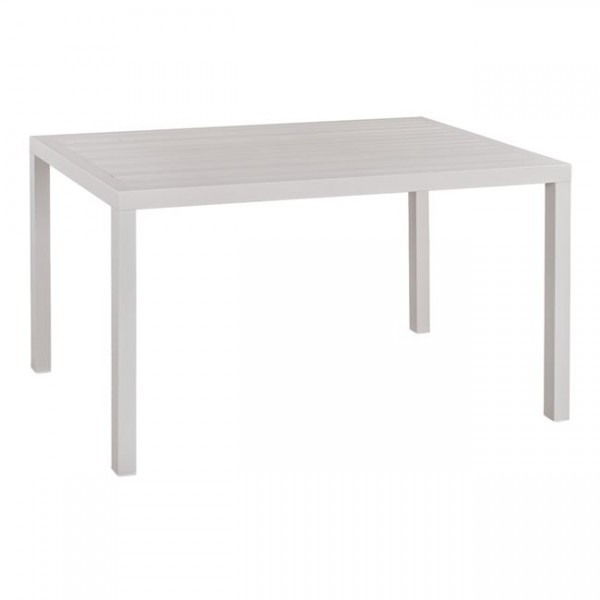 Aluminum Table 140x80 white HM5571.01