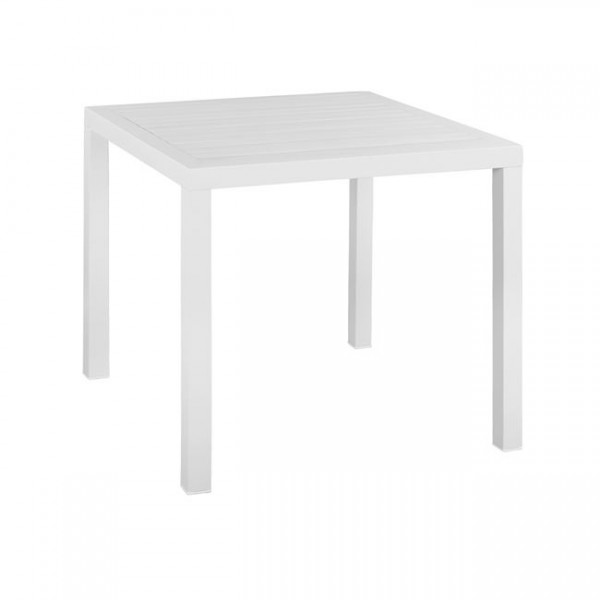 Aluminum Table 80x80 White HM5572.01