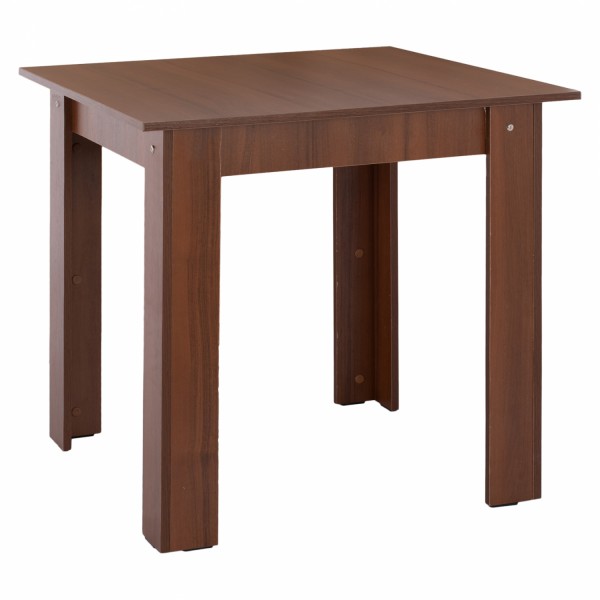 KITCHEN TABLE 80x80x77Hec. WALNUT HM2427.04