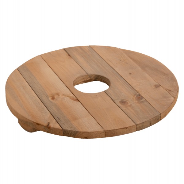 ROUND TABLE FOR BEACH UMBRELLA Φ40 PINE WOOD WITH SUPPORT RIBS HM6108