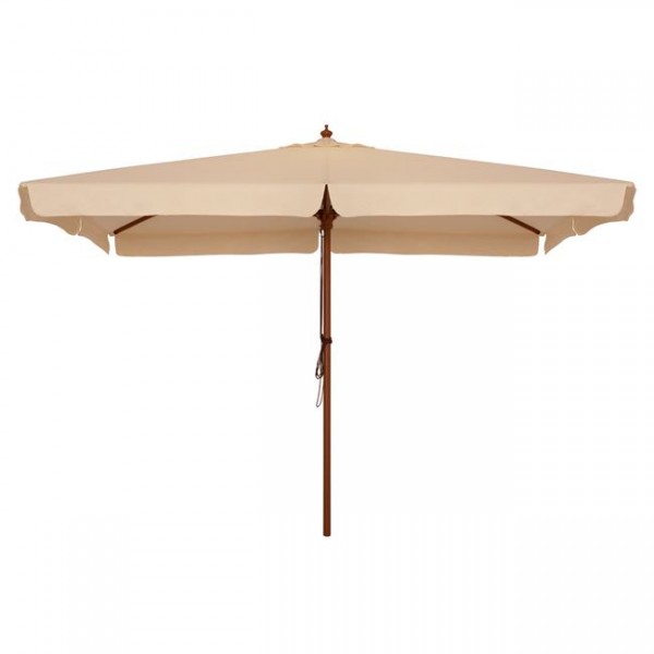 Professional umbrella 4x4m with wooden frame HM6023 Beige