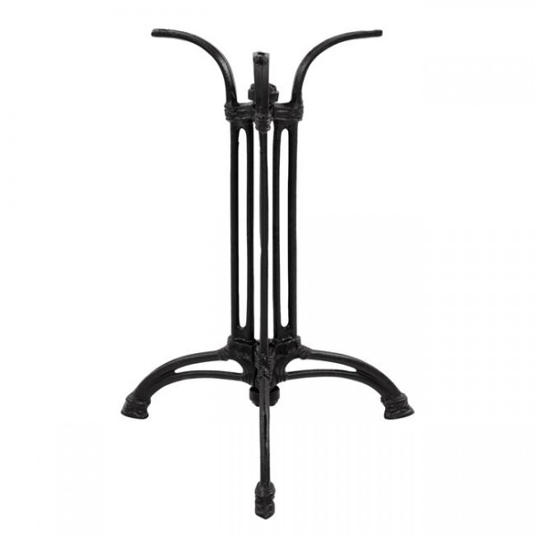 Base from cast iron HM445 3legs in black color 50x50x71