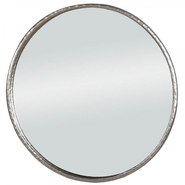 COIN MIRROR WALL METAL SILVER MAT D71,5x6cm PRC