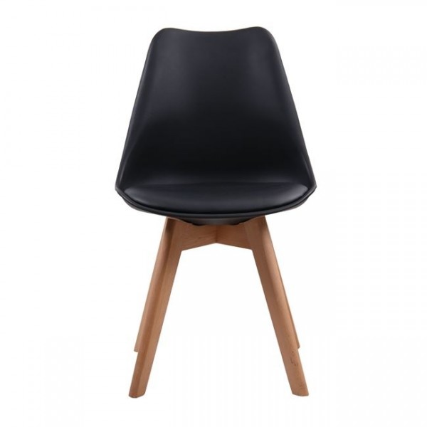 MARTIN Chair PP Black (assembled cushion)