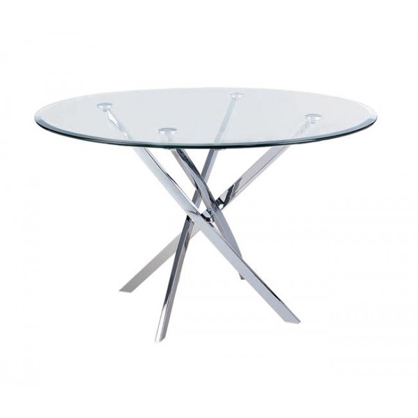 POSTO Table D.120 with Glass Top 10mm