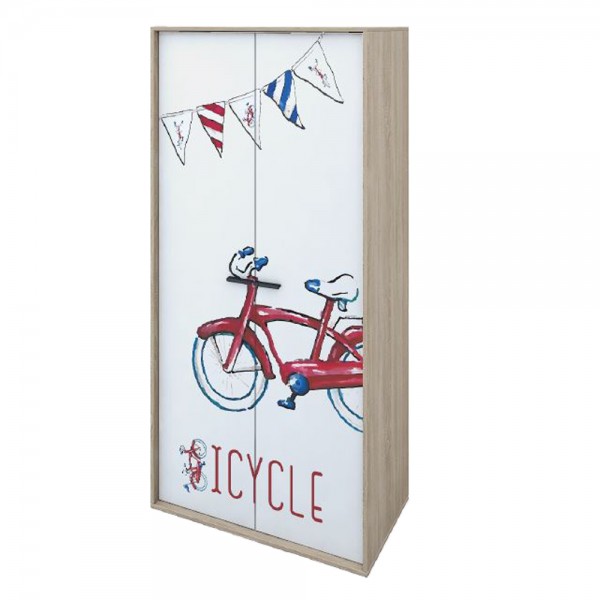 Bicycle Wardrobe 90x50xH190cm/Sonoma 06-0062