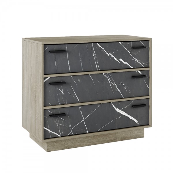 Image chest of drawers 90x45x78cm Sonoma grafite 09-1193