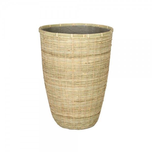 MOSS FLOWER POT D32XH40CM CANXE BAMBOO NATURAL SMALL