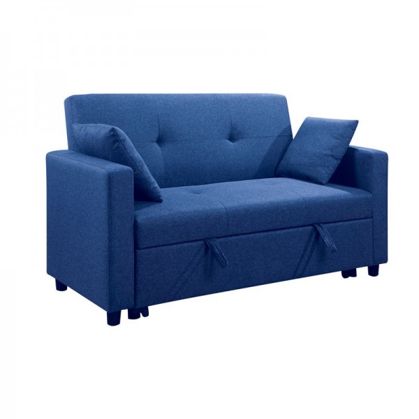 IMOLA Sofa-Bed 2-Seater / Fabric Blue