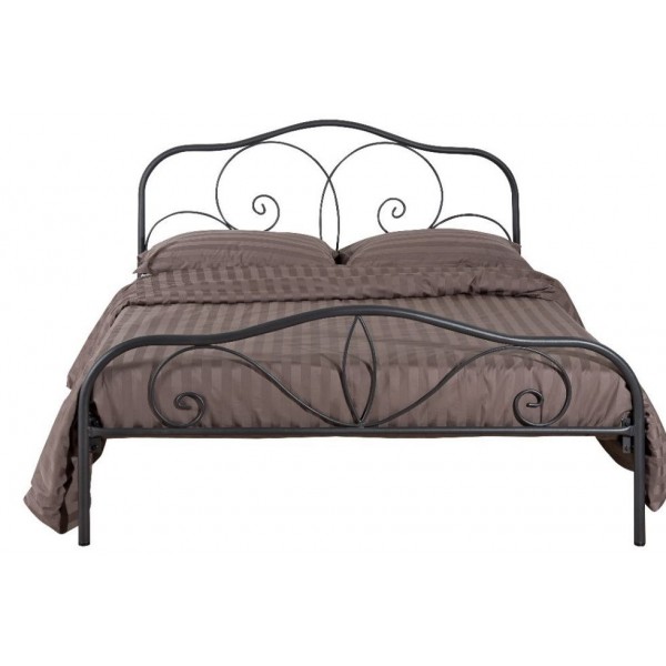 Rallia Semidouble Metal Bed 129x209xH100cm with color options