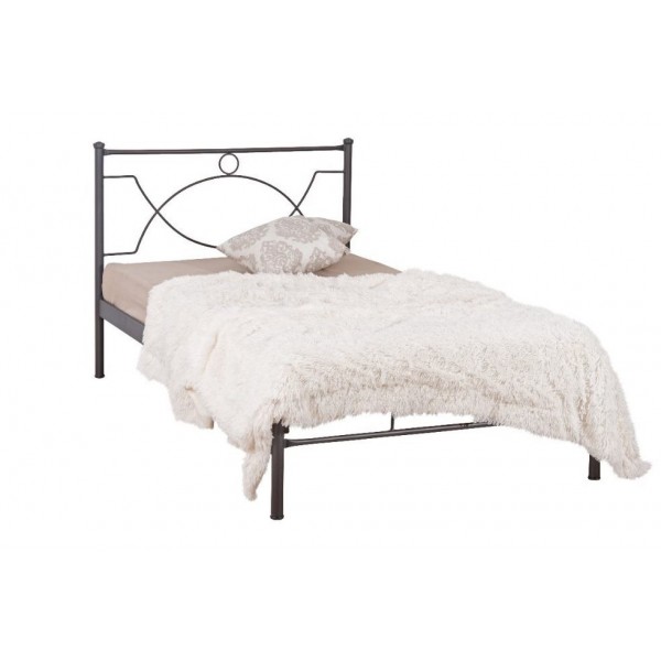 Anabel Semidouble Metal Bed 139x209xH100cm with color options