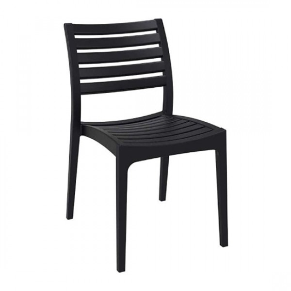 Ares BLACK Chair PP 48x58x82cm 20.0335
