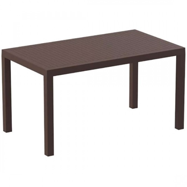 Ares table brown PP 140x80x75cm 20.0532