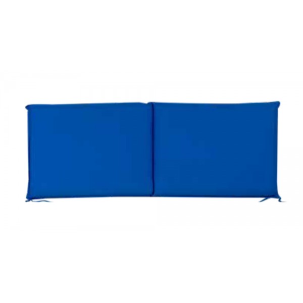 LILY BENCH CUSHION FOR 2 SEATS 120x45cm BLUE CUS-2SEAT/B