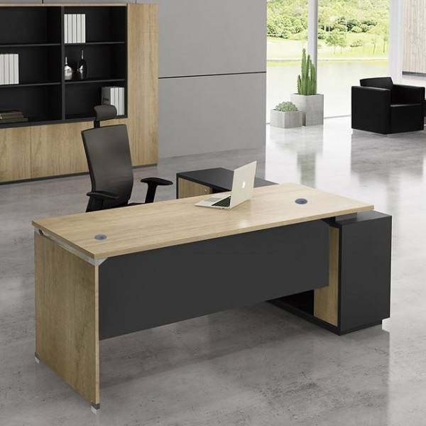 PROJECT Desk (LEFT) 160x140x75cm Sonoma/Grey