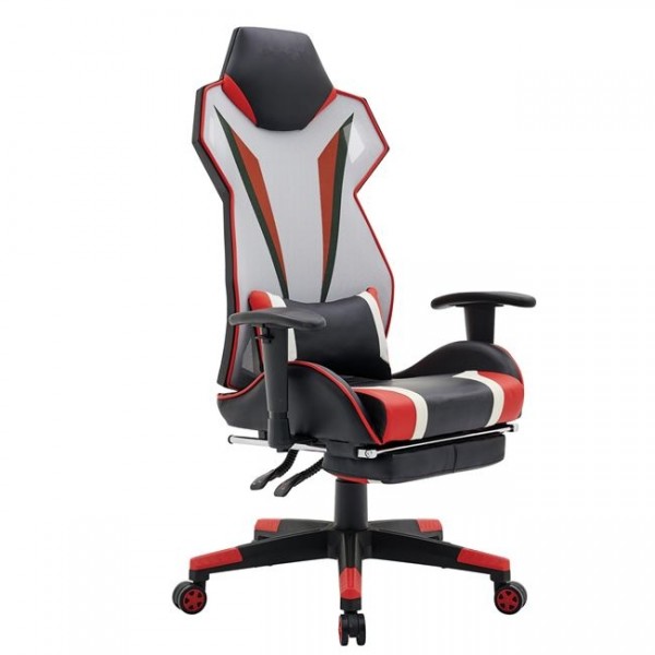 BF9550 Gaming-Relax Armchair Black/Red/White Mesh-Pu