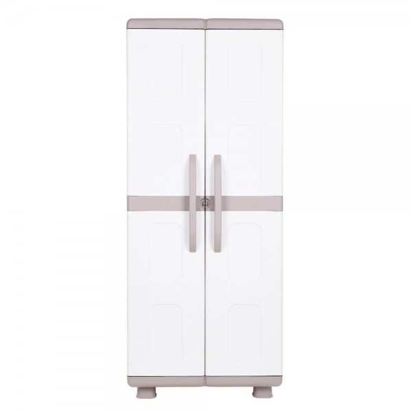 ΑΡΙΑ PLASTIC CLOSET 73Χ44Χ179CM ECRU-BEIGE Α00671