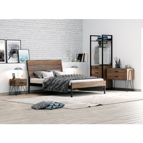 Lydia Single Bed 99x209xH110cm with color options