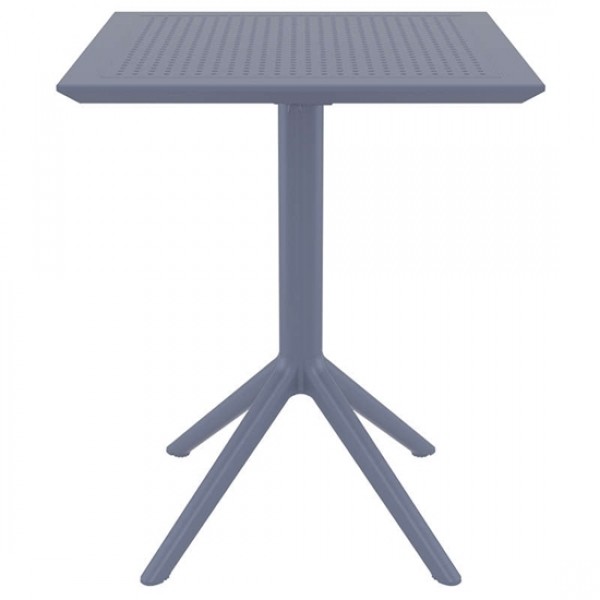 Sky folding table dark grey PP 60x60x74cm 20.0282