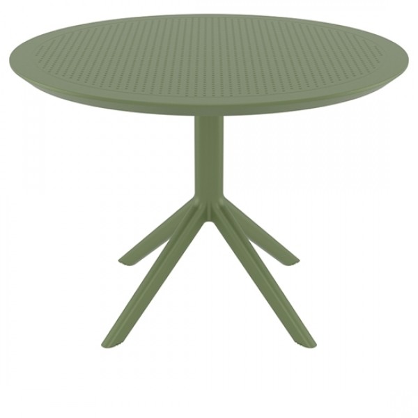 SKY OLIVE GREEN Φ105X74CM TABLE PP 20.0812