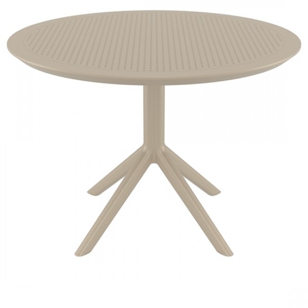 SKY TAUPE Φ105X74CM TABLE PP 20.0811