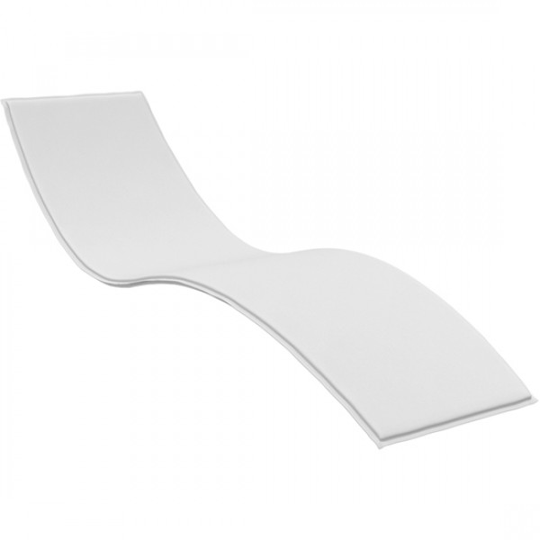 Slim polyester cushion white 62x204x3εκ. 20.0235
