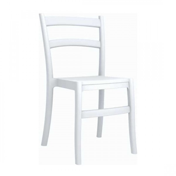 Tiffany white chair PP 45x51x85cm 20.0062